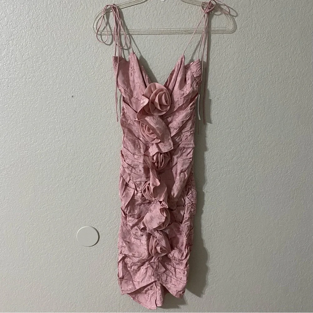 For Love & Lemons / Soraya Midi Dress / Pink